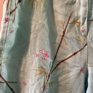 Blue and Brown Ankle Length Jumpsuit